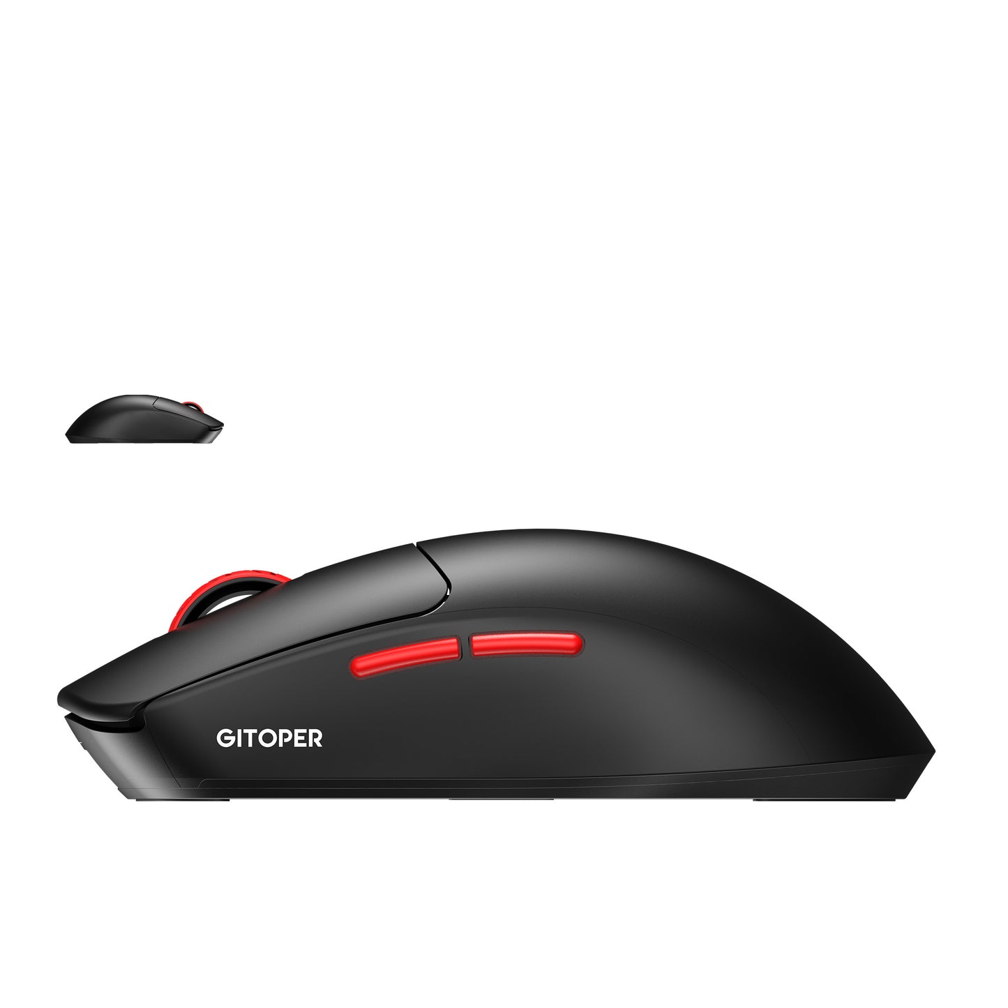 GITOPER G2 Light Weight Wireless Gaming Black Mouse