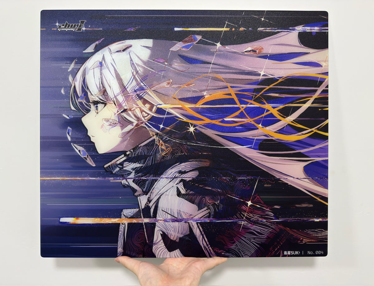 【予約販売】ガラスマウスパッド  Zhuv1 Gaming "連星 suki"