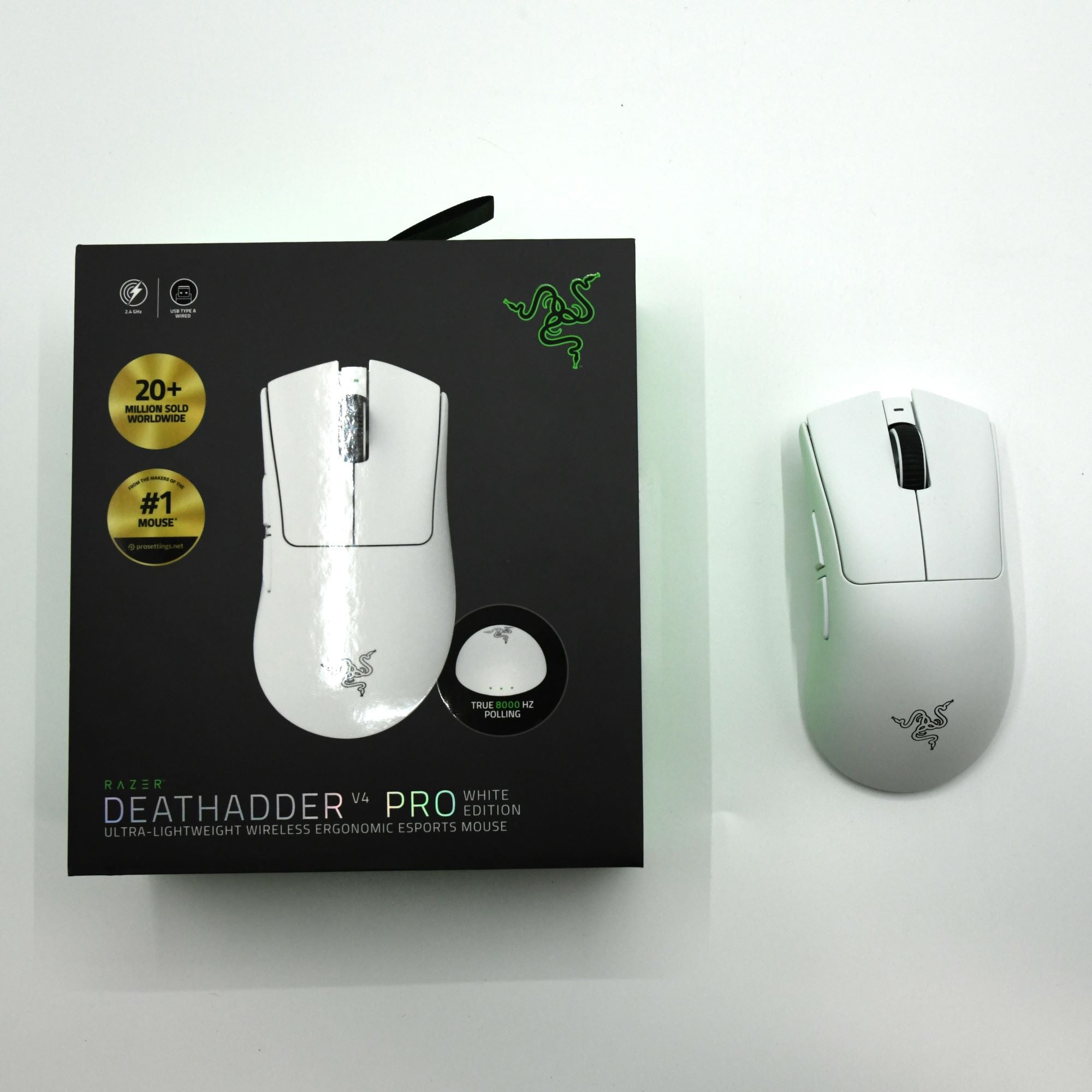ジャンク Razer DeathAdder V4 Pro White Razer DeathAdder V4 Pro ホワイト – GrowthArts