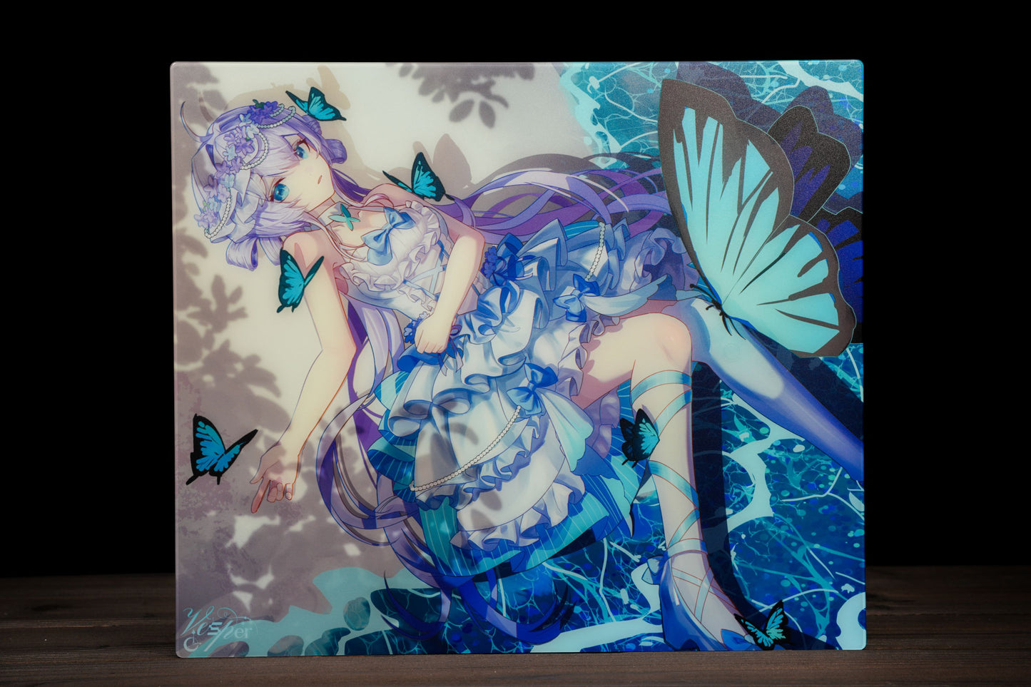 【予約販売】ガラスマウスパッド Vesper Studio 「Azure」