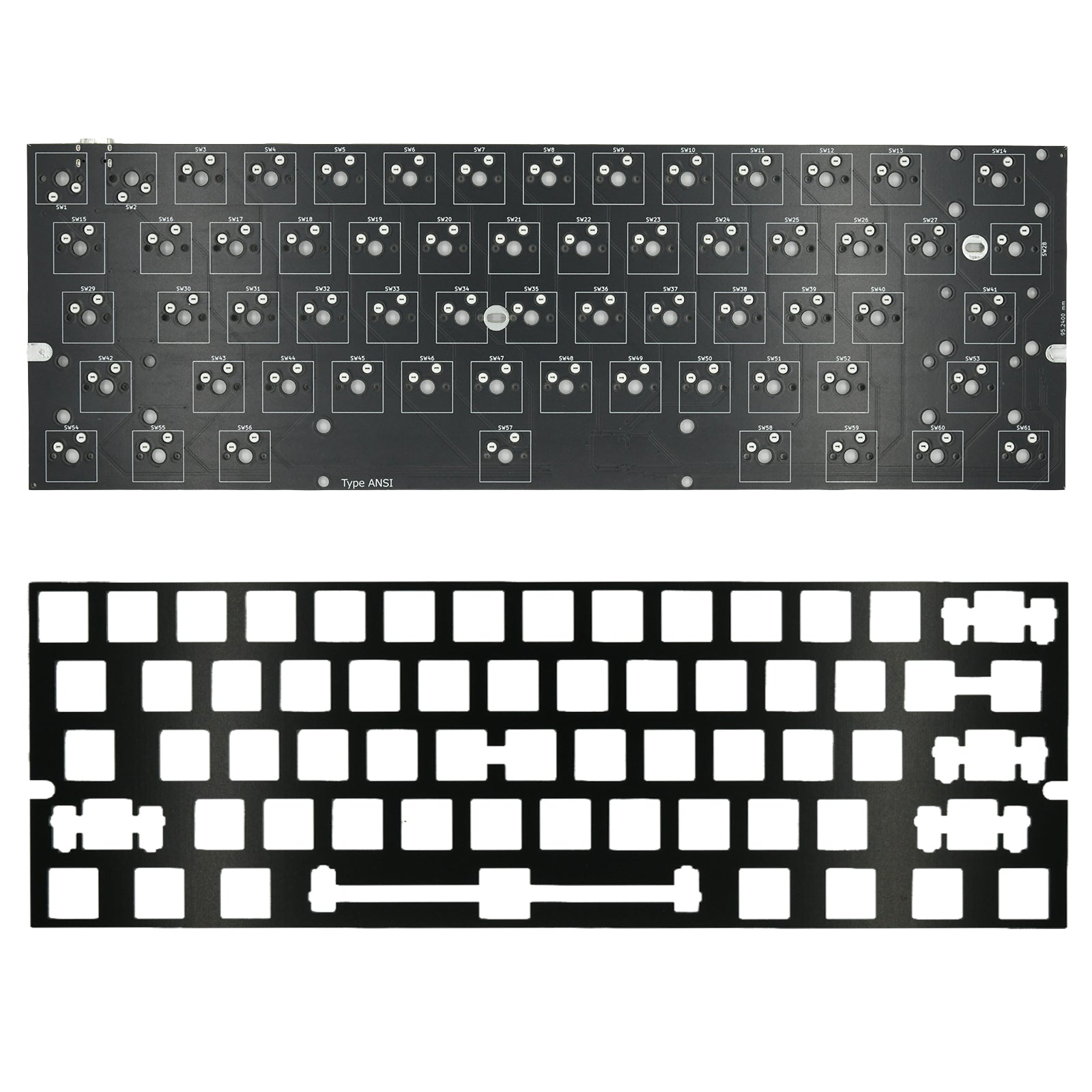 CLIVE.Lab キーボード基板＋プレートセット GH60互換 – GrowthArts